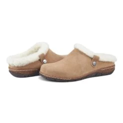 Elena Cold Weather Round Toe Casual Slip-on Clogs -Snooza Sales Store 3450318b1b9a9283bd29e76294a55d028c70c135