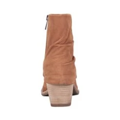 Savvy Block Heel Ruched Casual Booties -Snooza Sales Store 4e60fbb99e775a753f3c02f35cdfd893c6c4a383