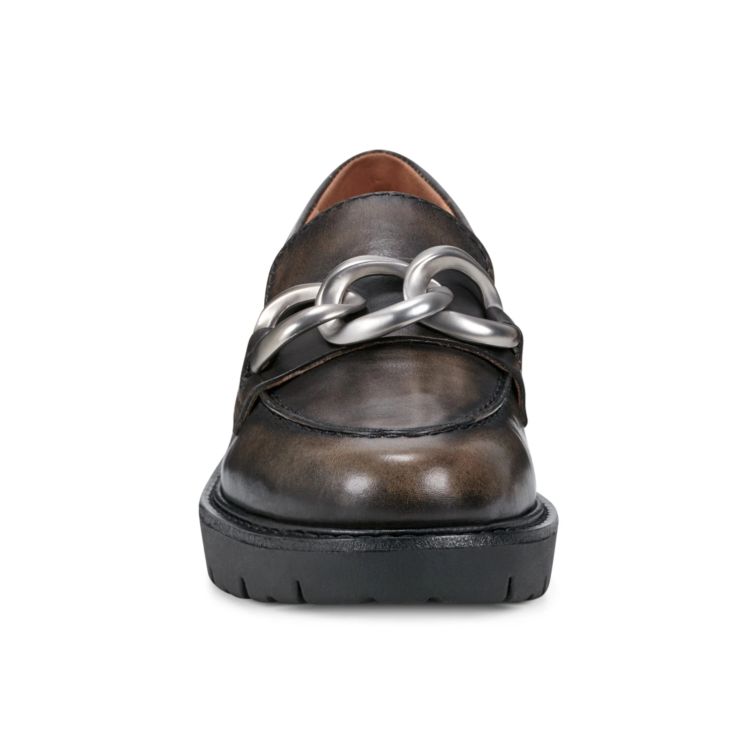 Zalor Round Toe Lug Sole Casual Slip-on Loafers 5 Zalor Round Toe Lug Sole Casual Slip-on Loafers - Image 3