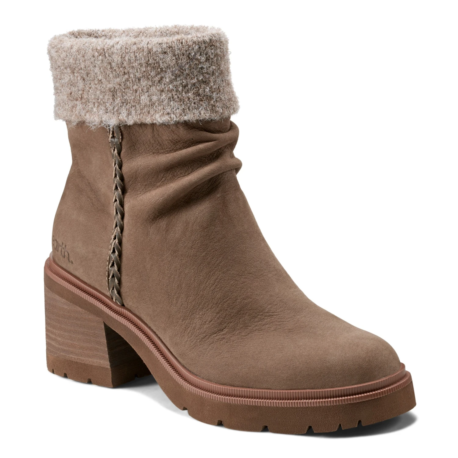 Gresa Waterproof Block Heel Round Toe Casual Booties 4 Gresa Waterproof Block Heel Round Toe Casual Booties - Image 2