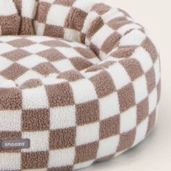Checkerboard Cuddler Dog Bed -Snooza Sales Store Checkered Cuddler 2