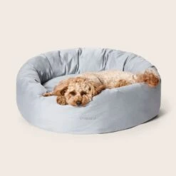 Cool Bamboo Cuddler Dog Bed -Snooza Sales Store Cool Cuddler Silver 1