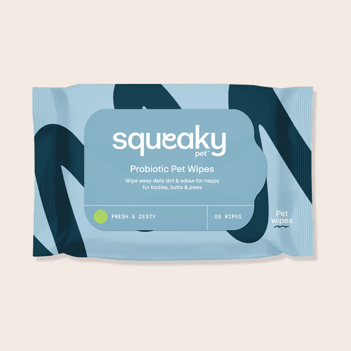 Squeaky By Snooza Pet Wipe Fresh Scented - 20 Pack 3 Squeaky By Snooza Pet Wipe Fresh Scented - 20 Pack
