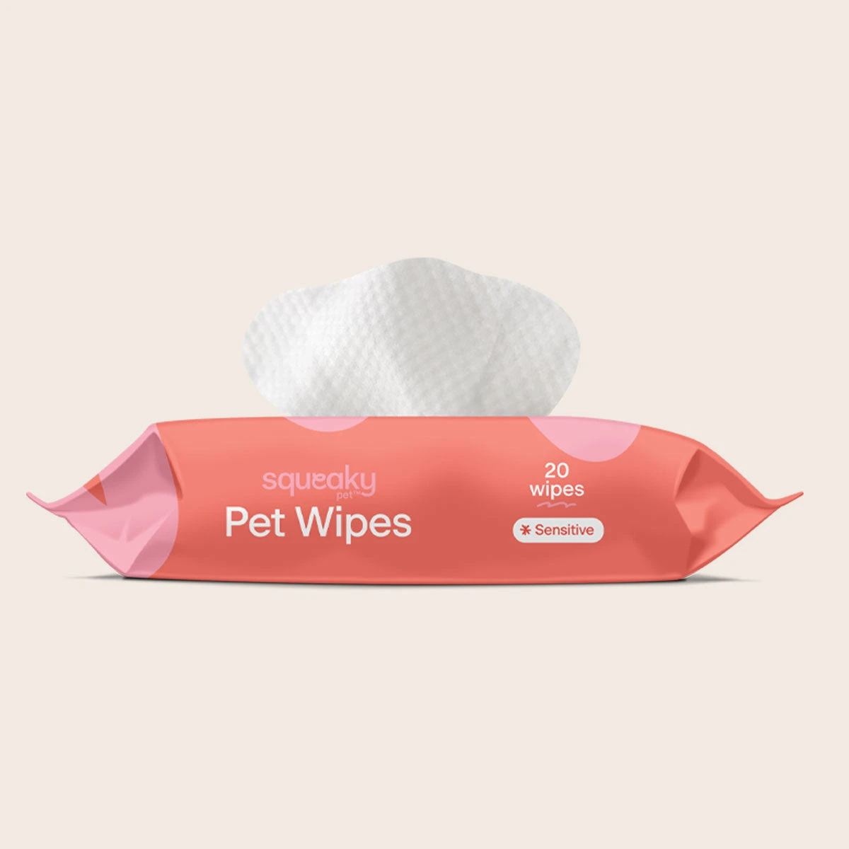 Squeaky Pet Wipe Fresh Unscented - 20 Pack 4 Squeaky Pet Wipe Fresh Unscented - 20 Pack - Image 2