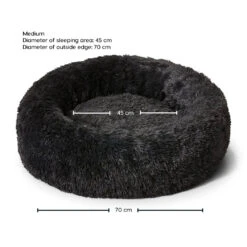 Calming Cuddler Dog Bed 34 Calming Cuddler Dog Bed -Snooza Sales Store Snooza Calming Cuddler Charcoal M