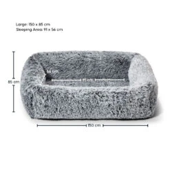 Calming Snuggler Dog Bed -Snooza Sales Store Snooza Calming Snuggler Silver Fox L