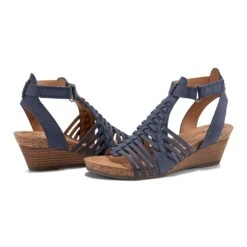 Hattie Round Toe Strappy Wedge Sandals -Snooza Sales Store af771940affa16dddafe2ff424087816ea88d651