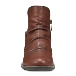 Naira Round Toe Ruched Casual Booties -Snooza Sales Store b54fd6c598939372ecc44220348168292b2cad71