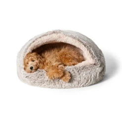 Calming Hoodie Cuddler Dog Bed -Snooza Sales Store calming hoodie cuddler mink 117202