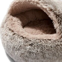 Calming Hoodie Cuddler Dog Bed -Snooza Sales Store calming hoodie cuddler mink 697430
