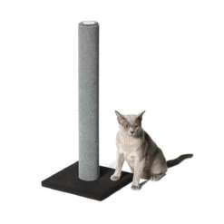 Cat Scratching Pole Cover -Snooza Sales Store cat scratching pole grey plain 522908