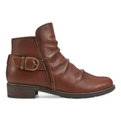 Naira Round Toe Ruched Casual Booties